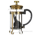 Hitzebeständige French-Press-Kaffeemaschine aus Glas